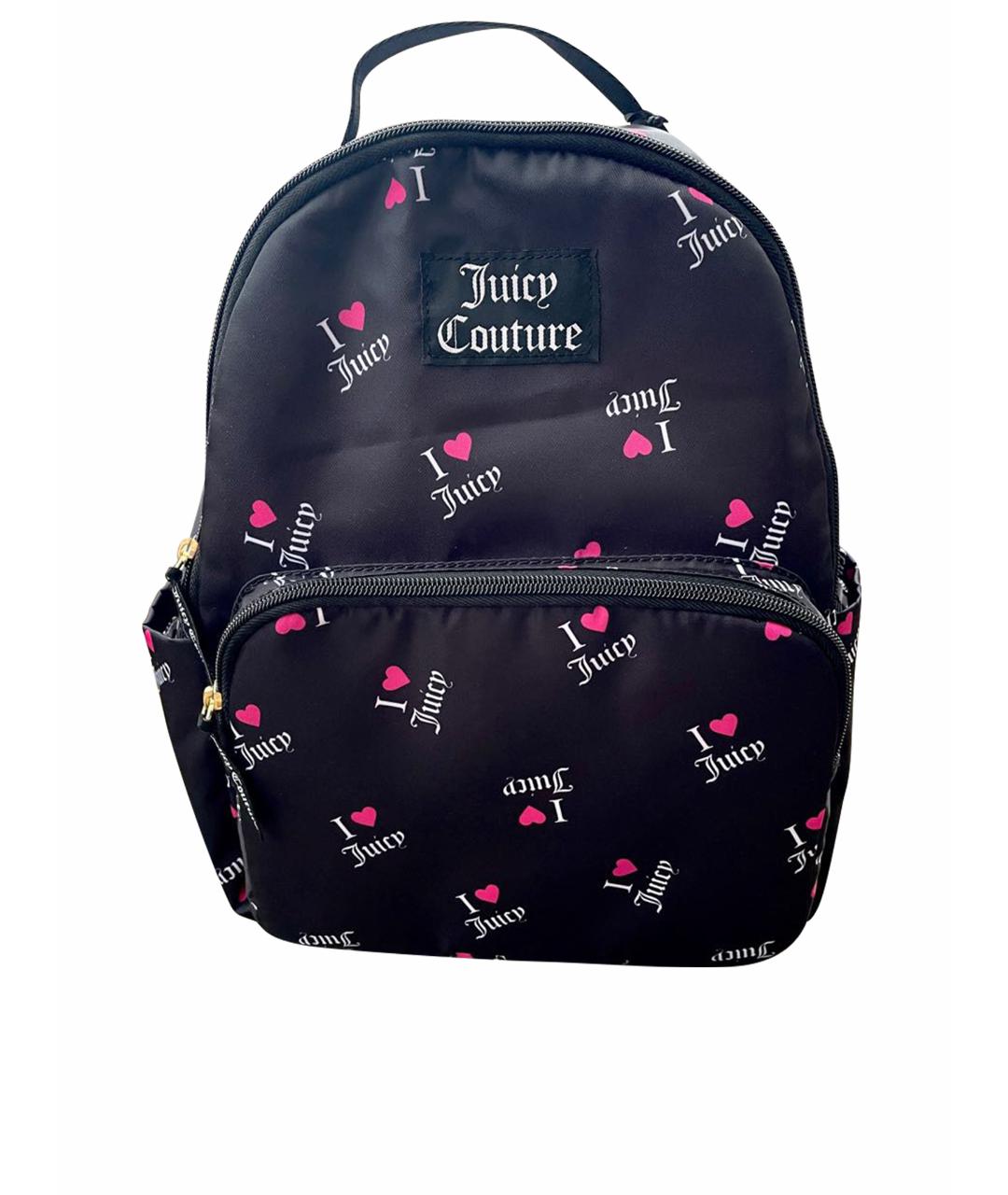 JUICY COUTURE Черный тканевый рюкзак, фото 1