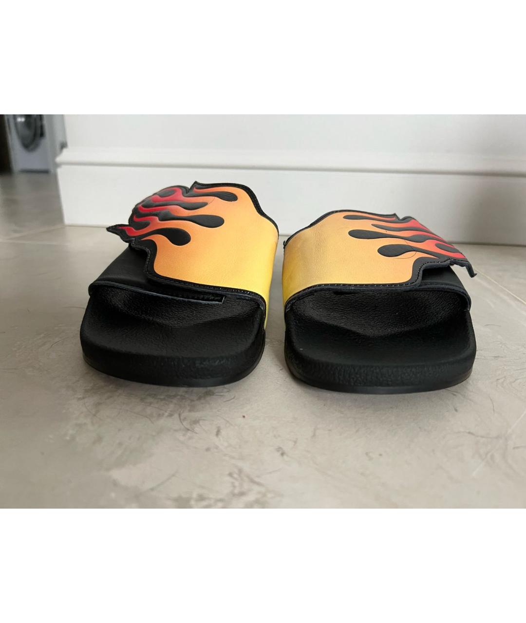 ADIDAS Черные шлепанцы, фото 5