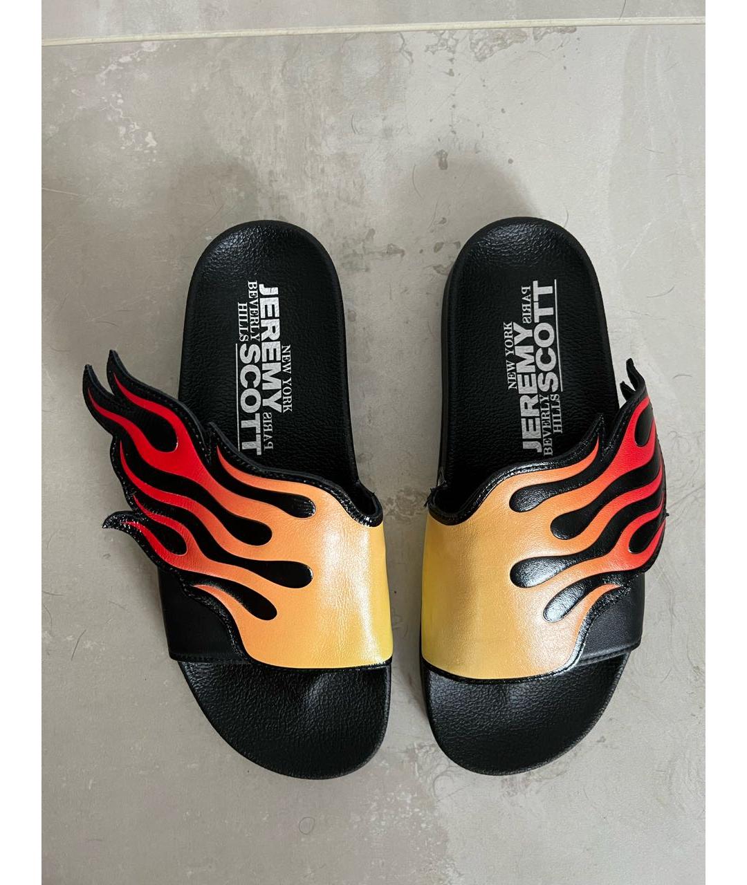 ADIDAS Черные шлепанцы, фото 2