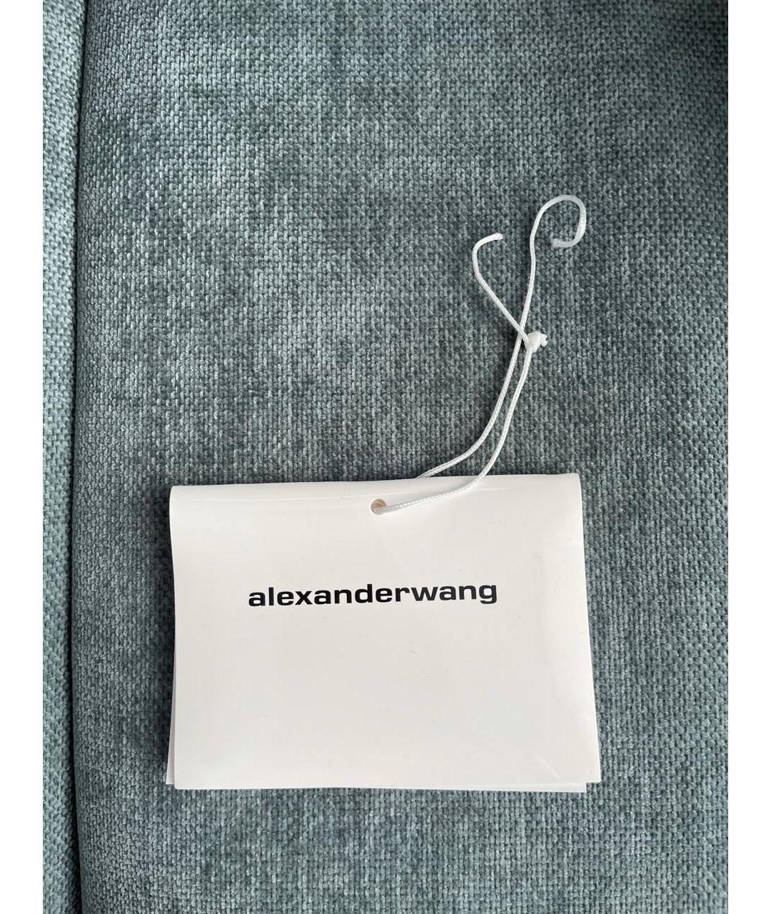 ALEXANDER WANG Черные хлопковые прямые джинсы, фото 7