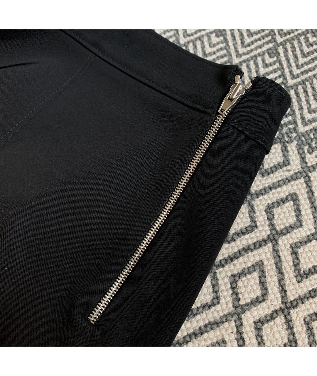 ALEXANDER WANG Черная полиэстеровая юбка мини, фото 2