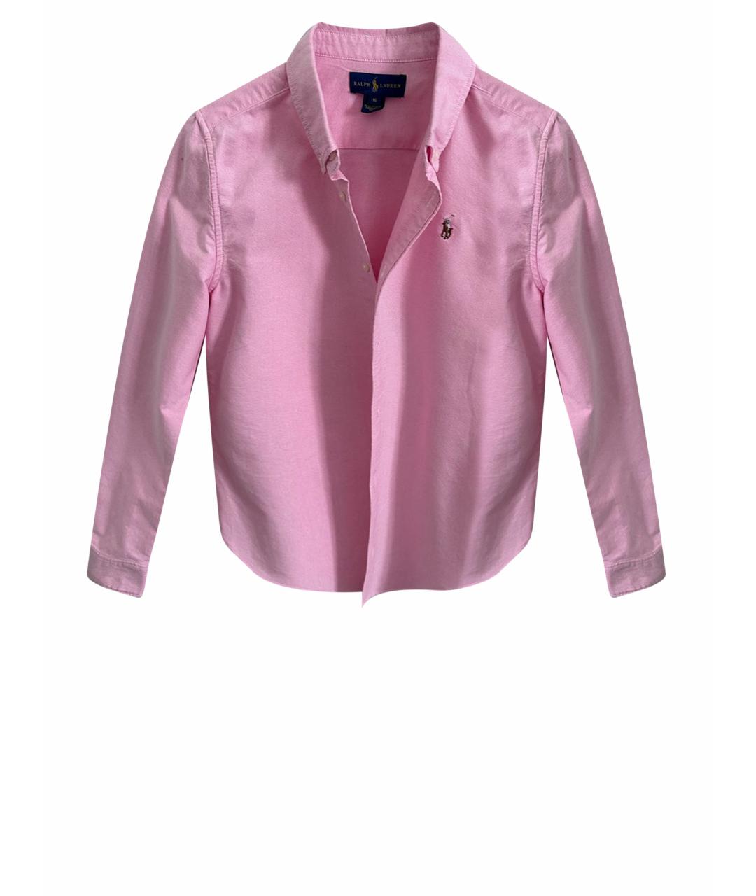 POLO RALPH LAUREN Розовая хлопковая рубашка/блузка, фото 1