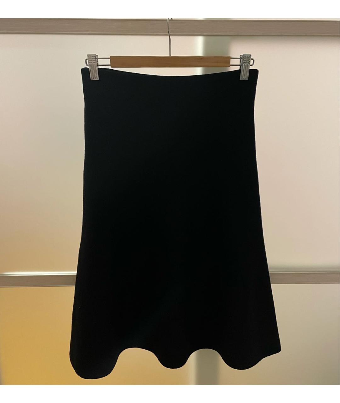 DOROTHEE SCHUMACHER Черная шерстяная юбка миди, фото 6
