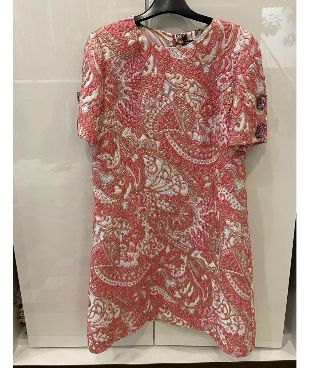DOLCE&GABBANA Мульти коктейльное платье, фото 9