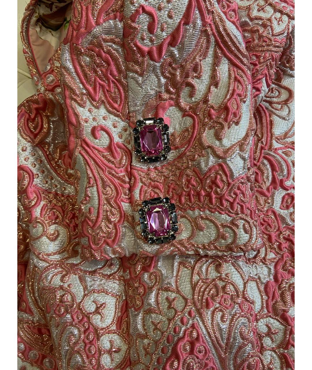 DOLCE&GABBANA Мульти коктейльное платье, фото 5