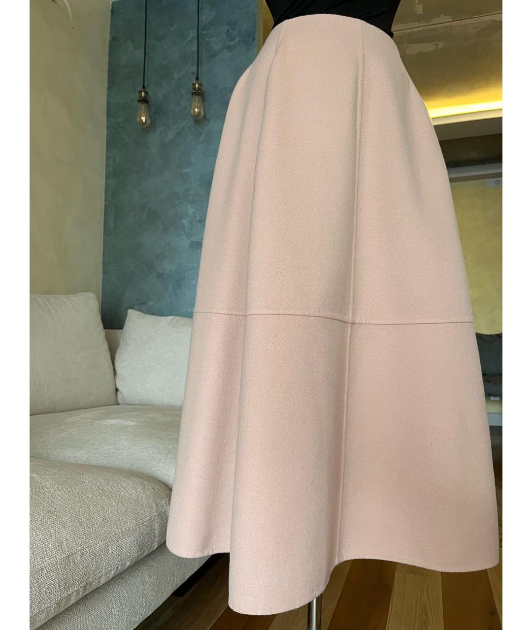 ROCHAS Розовая юбка макси, фото 4