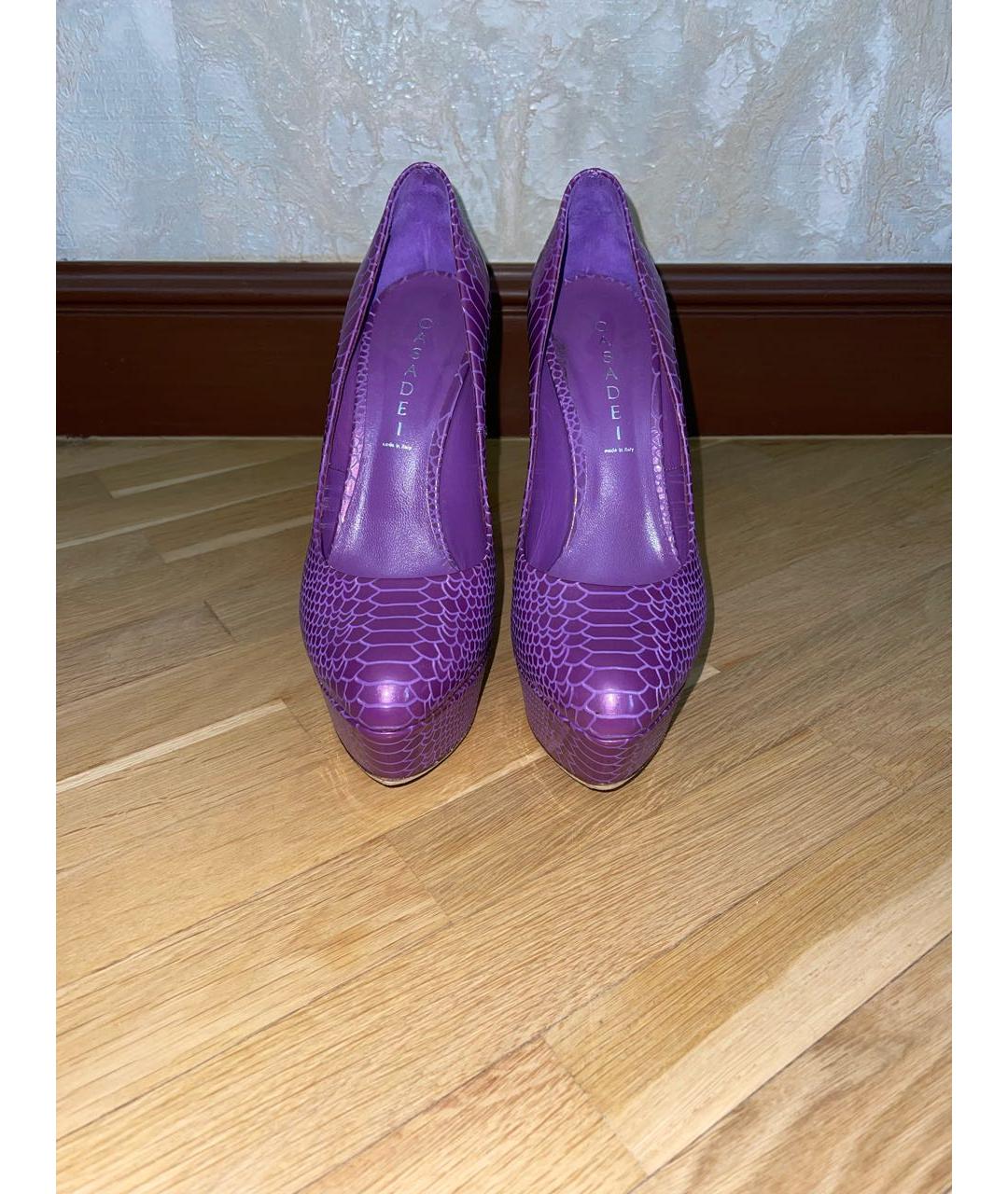 CASADEI Фиолетовые туфли, фото 2