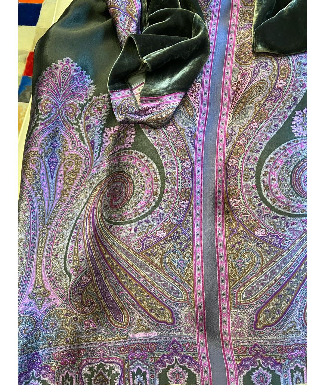 ETRO Мульти вискозное коктейльное платье, фото 4