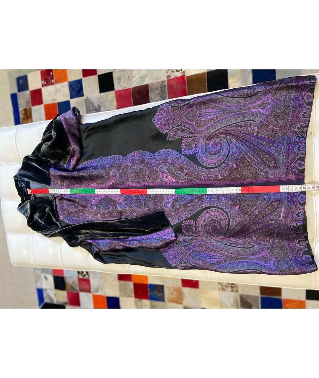 ETRO Мульти вискозное коктейльное платье, фото 5