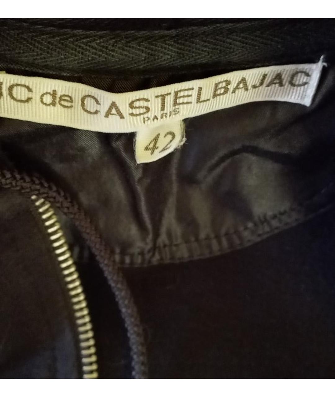 JC DE CASTELBAJAC Черная хлопко-эластановая спортивная куртка, фото 6