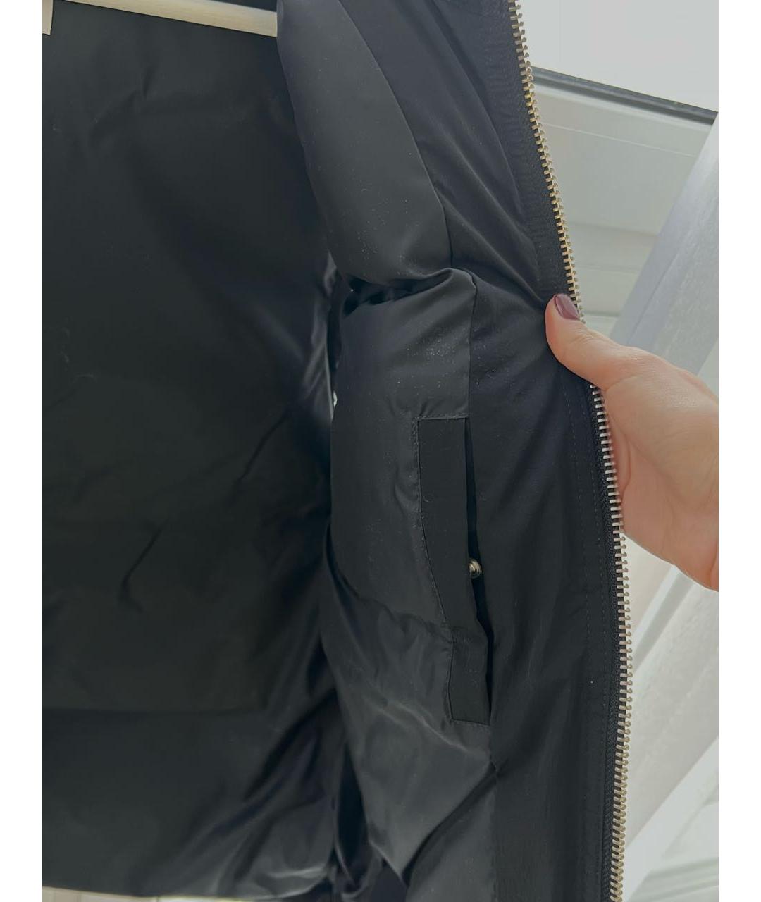 AMI Черный полиамидовый жилет, фото 4