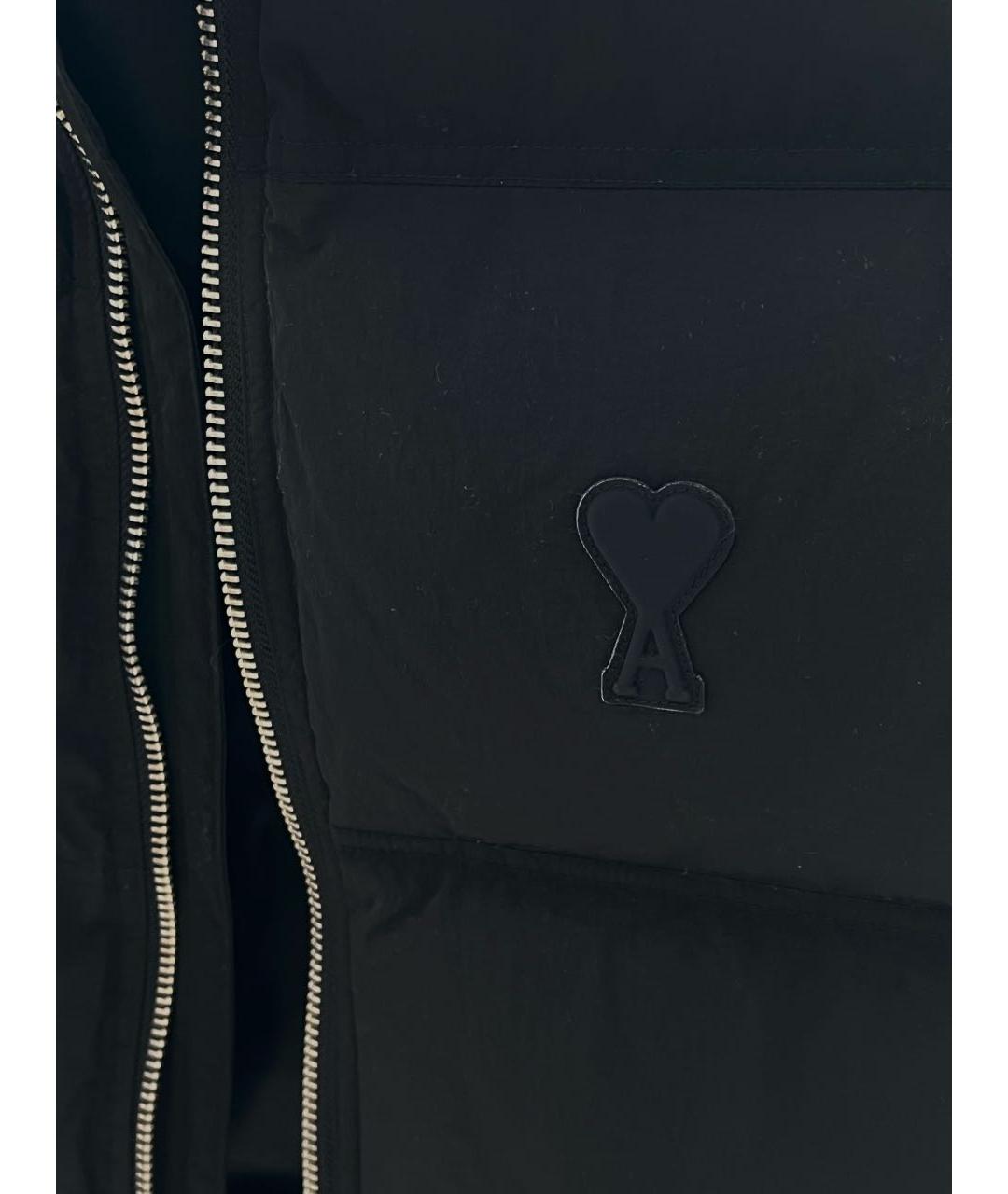 AMI Черный полиамидовый жилет, фото 3