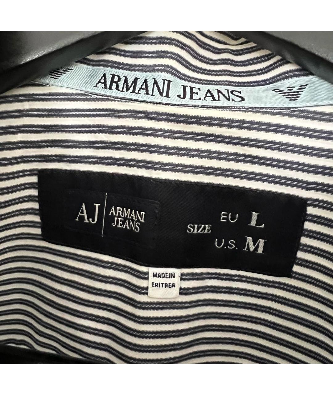 ARMANI JEANS Хлопковая классическая рубашка, фото 3