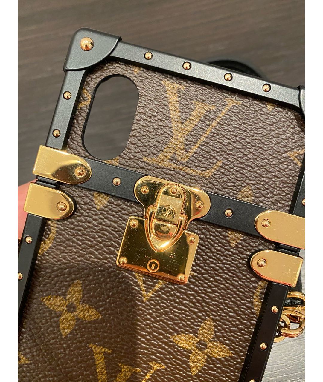 LOUIS VUITTON PRE-OWNED Коричневый кошелек из искусственной кожи, фото 3