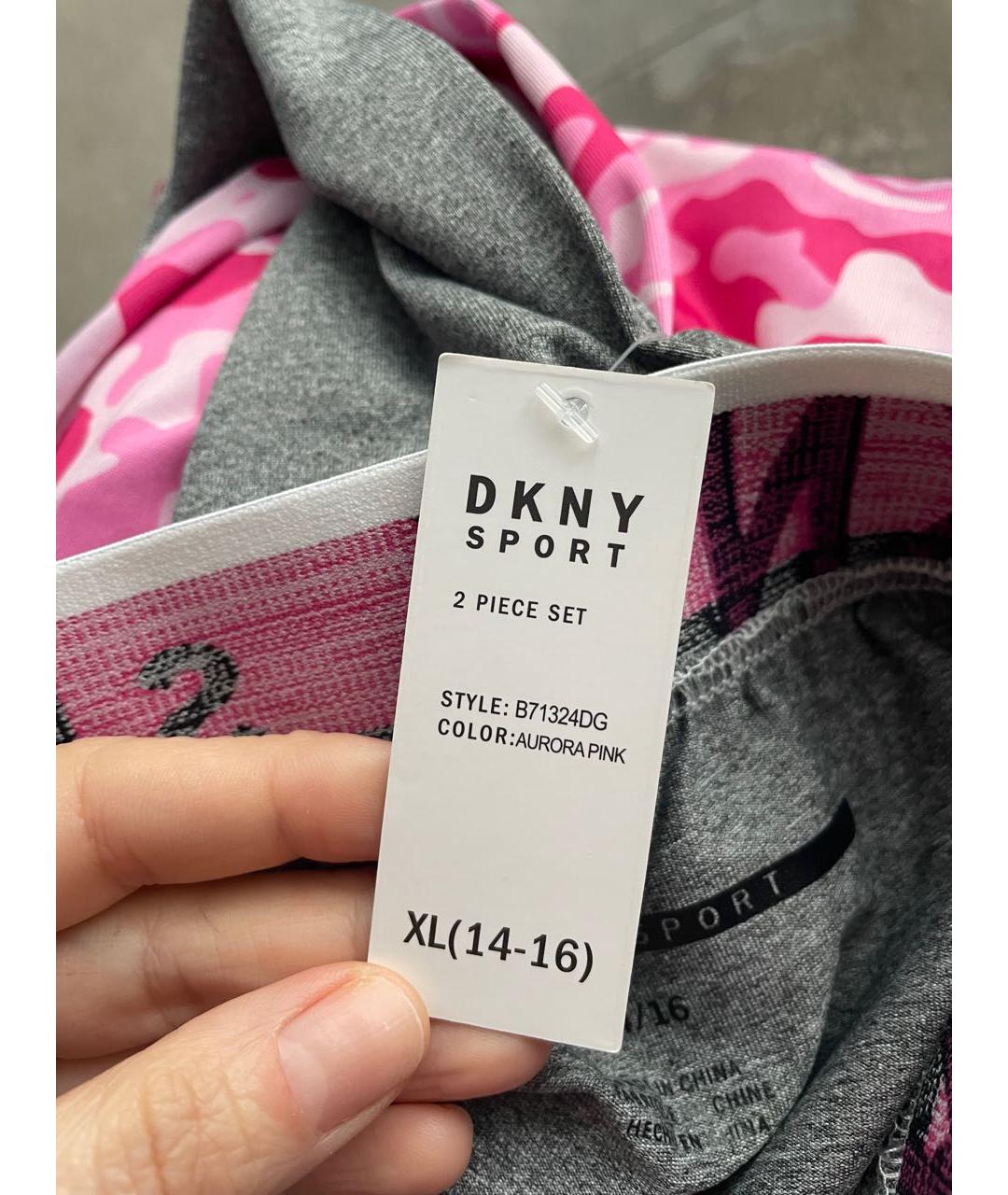 DKNY Мульти полиэстеровые брюки и шорты, фото 4
