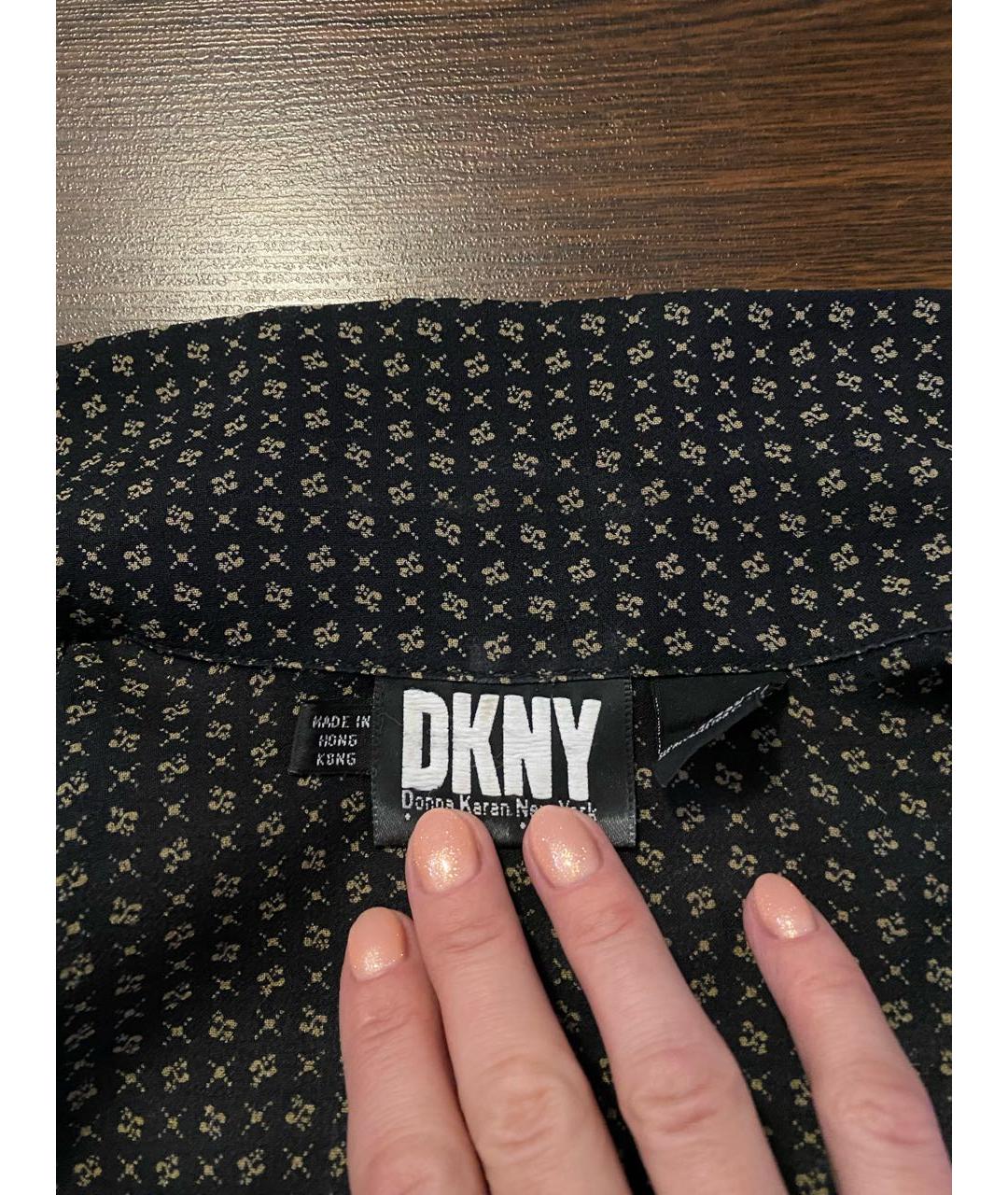 DKNY Черная блузы, фото 4
