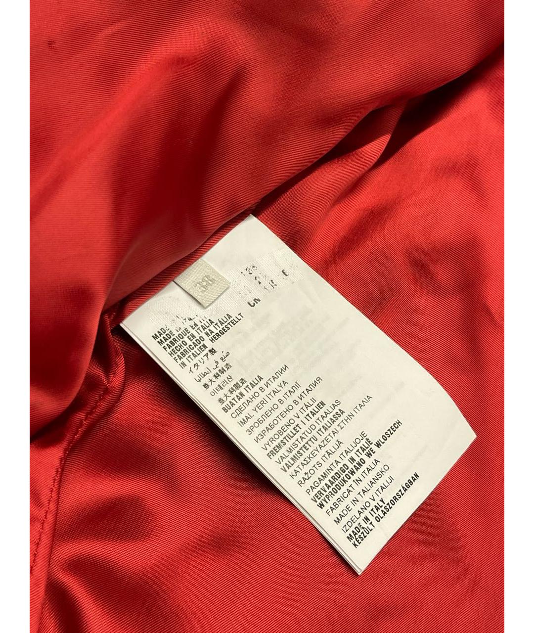 MIU MIU Красная кожаная куртка, фото 8
