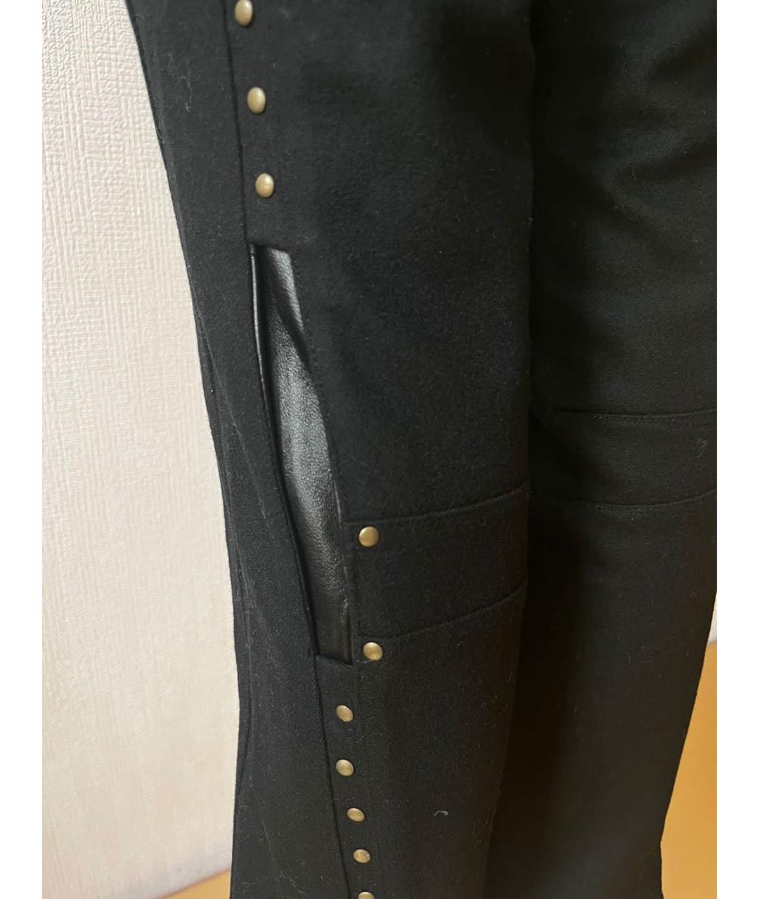 SHARON WAUCHOB Черные прямые брюки, фото 5