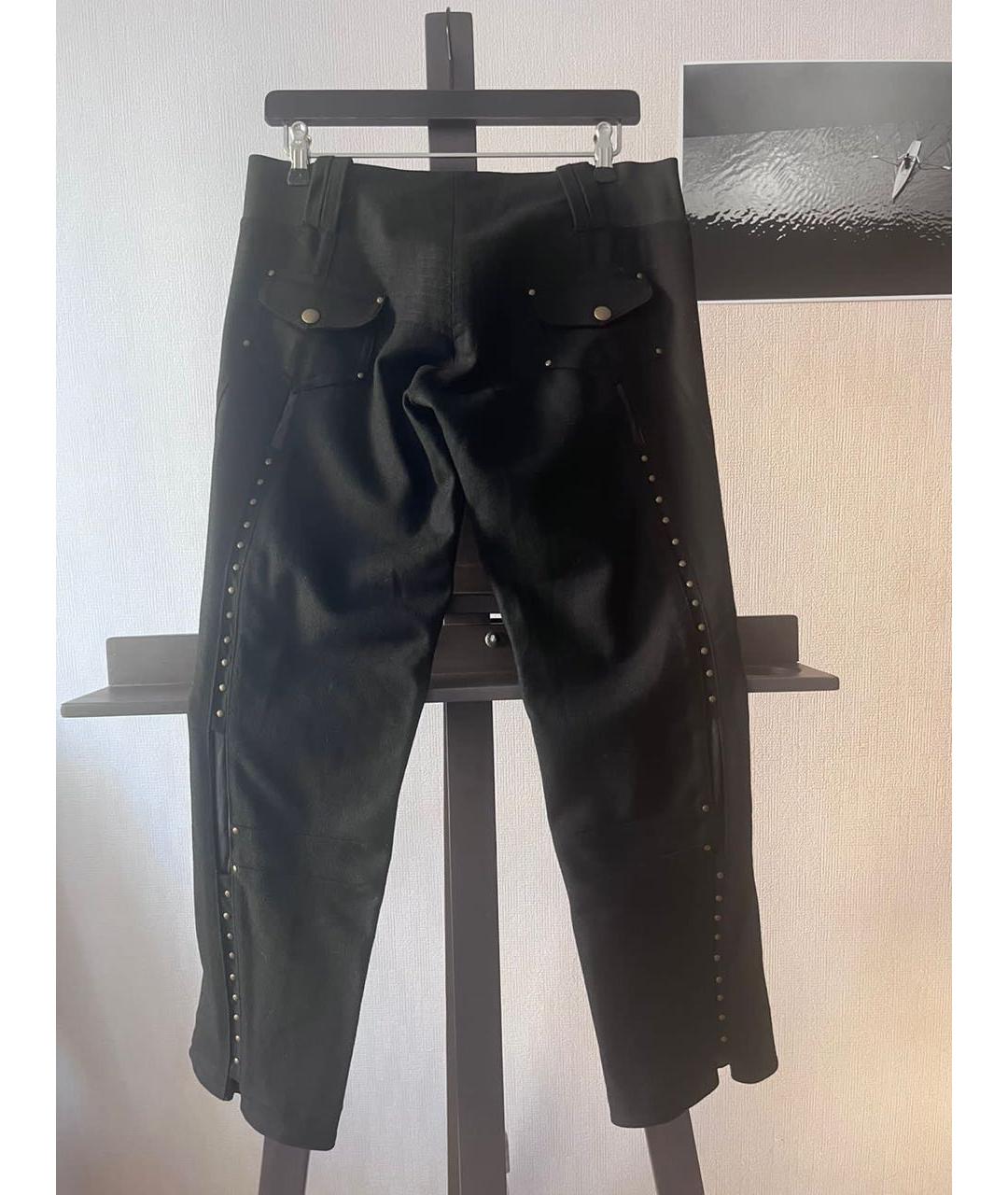 SHARON WAUCHOB Черные прямые брюки, фото 3