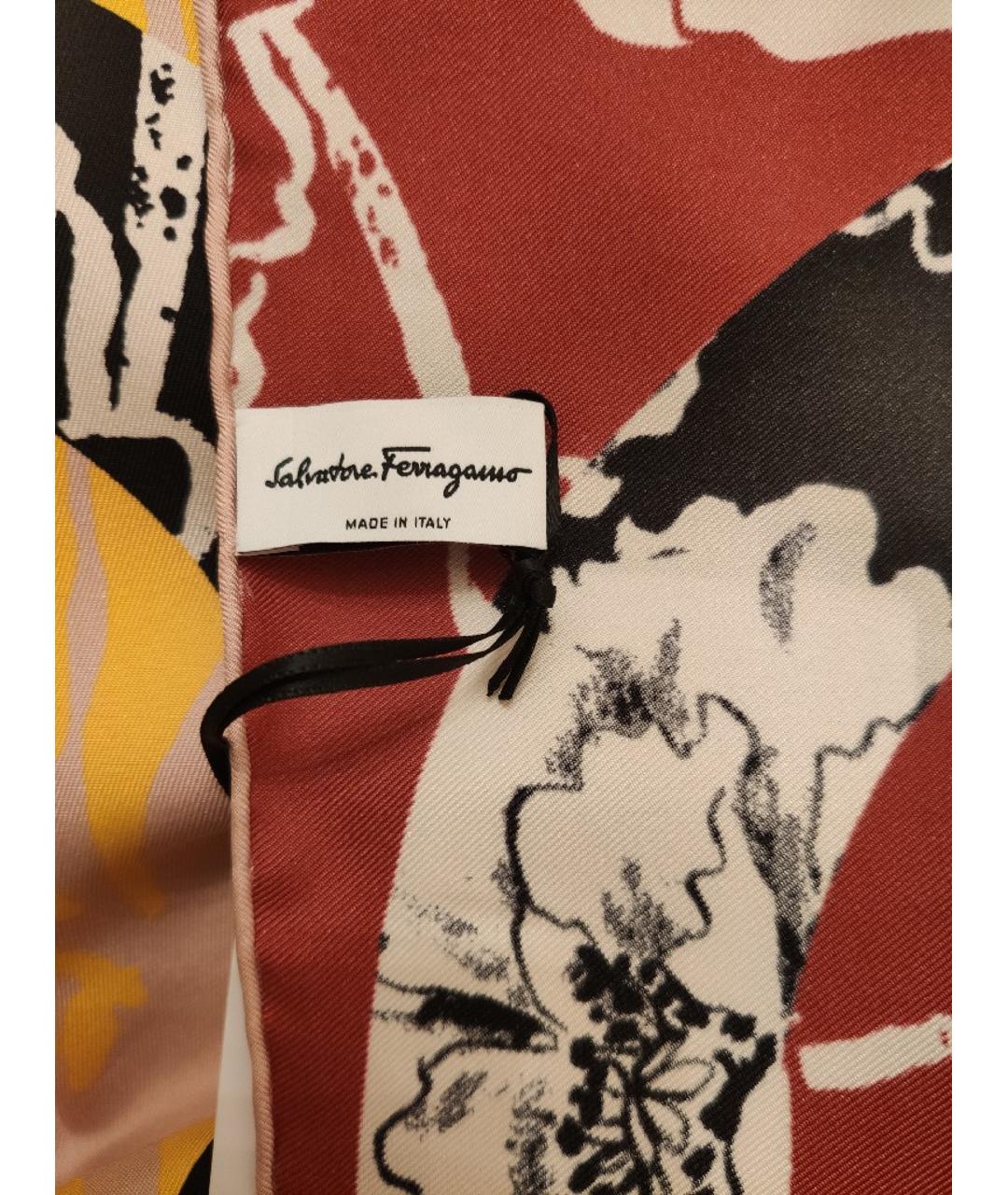 FERRAGAMO Мульти шелковый платок, фото 7