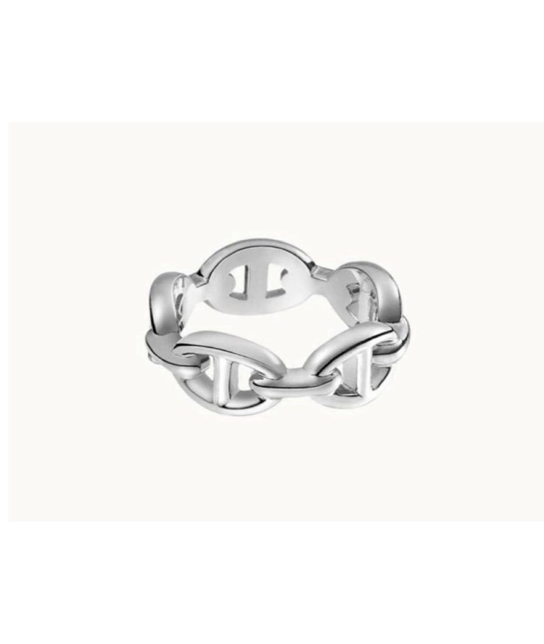 HERMES PRE-OWNED Серебряное серебряное кольцо, фото 7