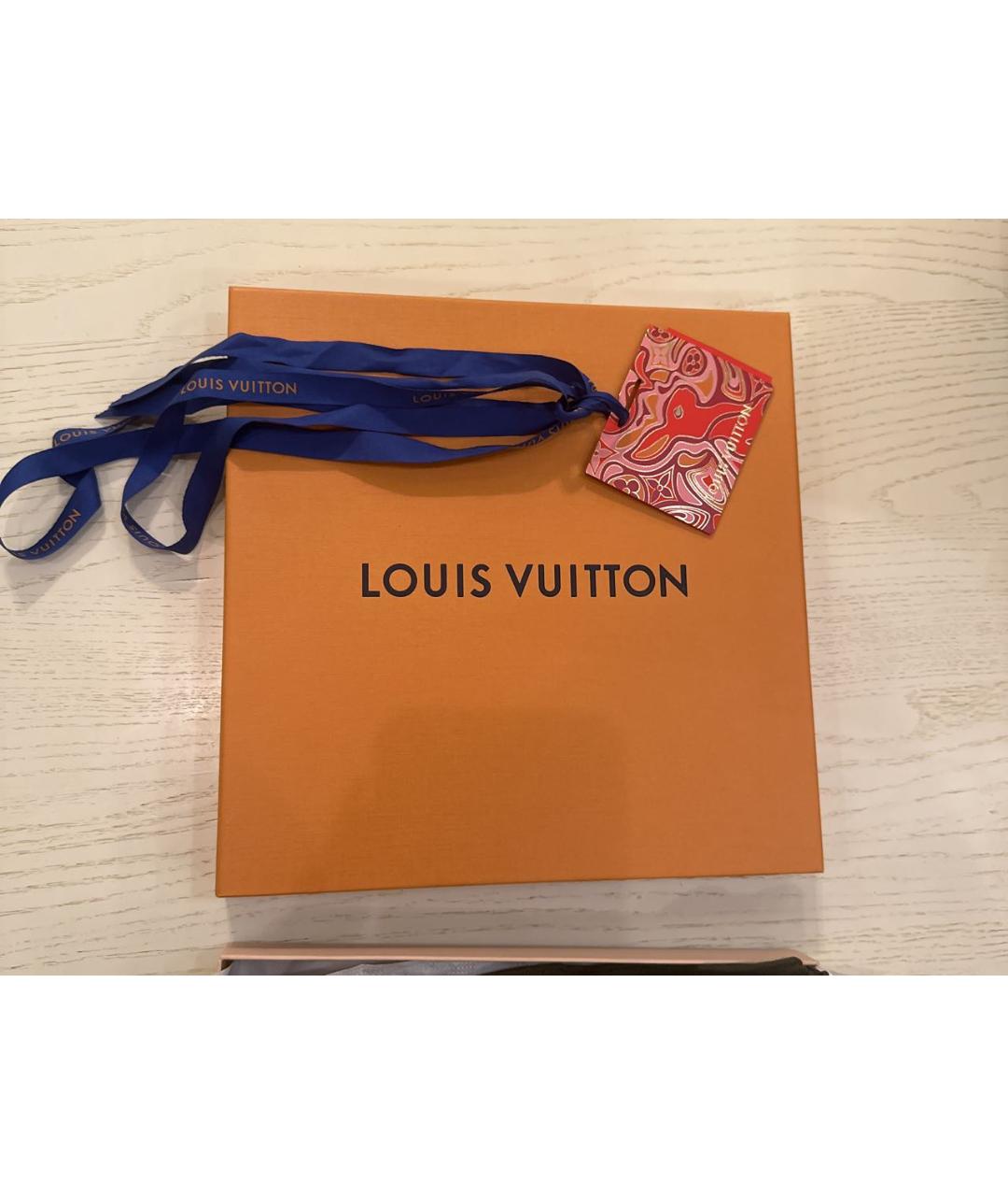 LOUIS VUITTON Хаки шарф, фото 4