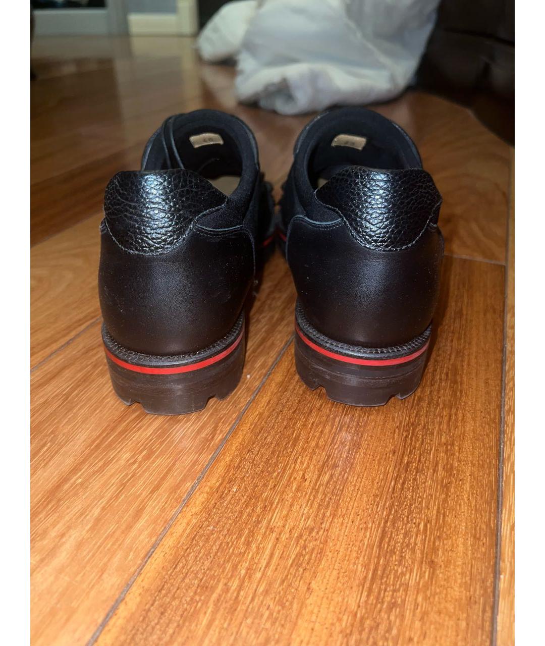 CHRISTIAN LOUBOUTIN Черные низкие ботинки, фото 4