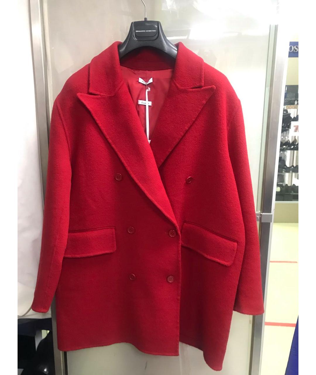 P.A.R.O.S.H. Красное шерстяное пальто, фото 5