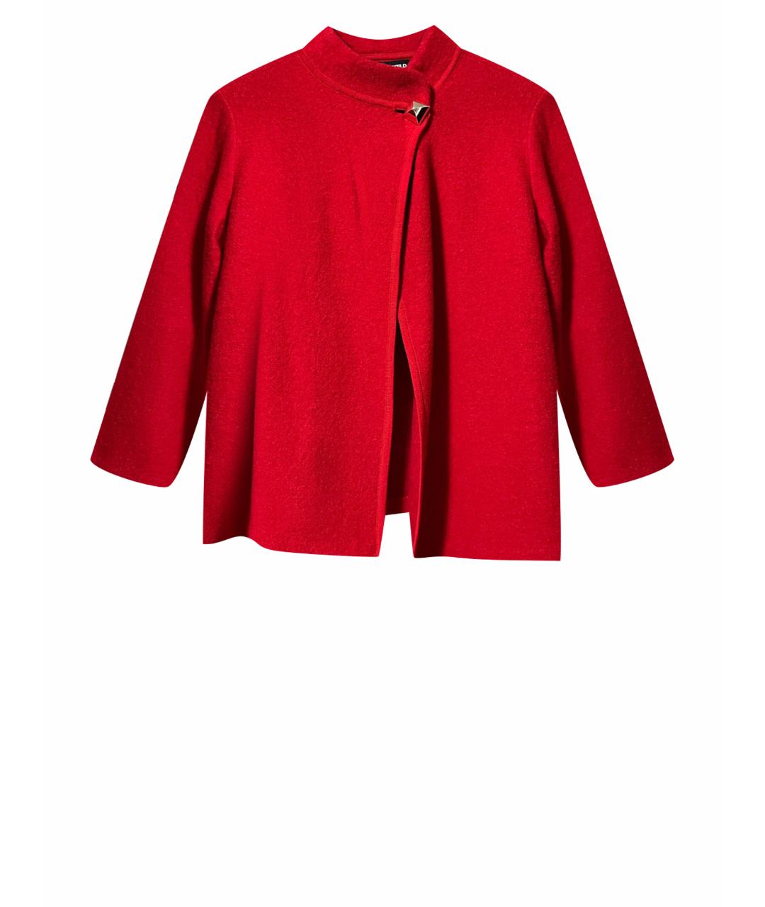 KARL LAGERFELD Красный шерстяной жакет/пиджак, фото 1