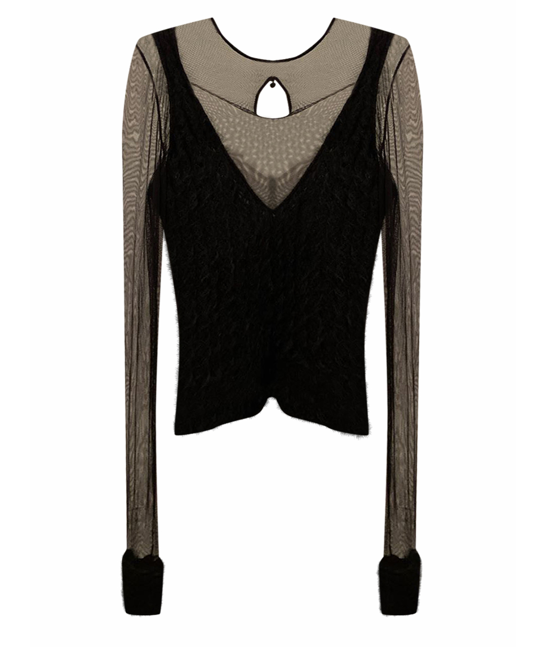 CHANEL PRE-OWNED Черный шерстяной джемпер / свитер, фото 1