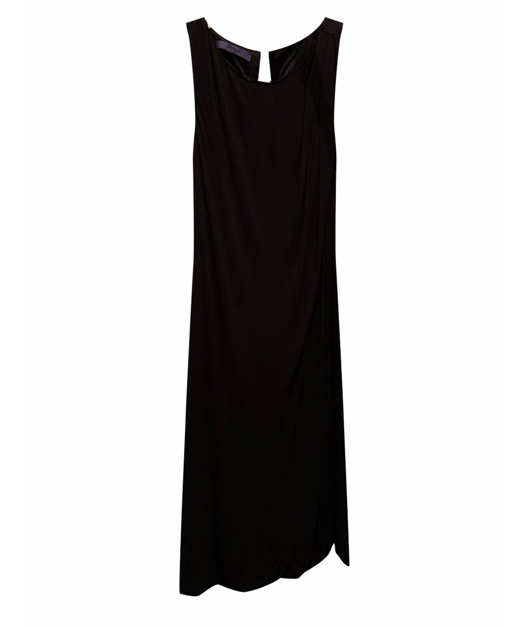 LES COPAINS Черное полиамидовое повседневное платье, фото 1
