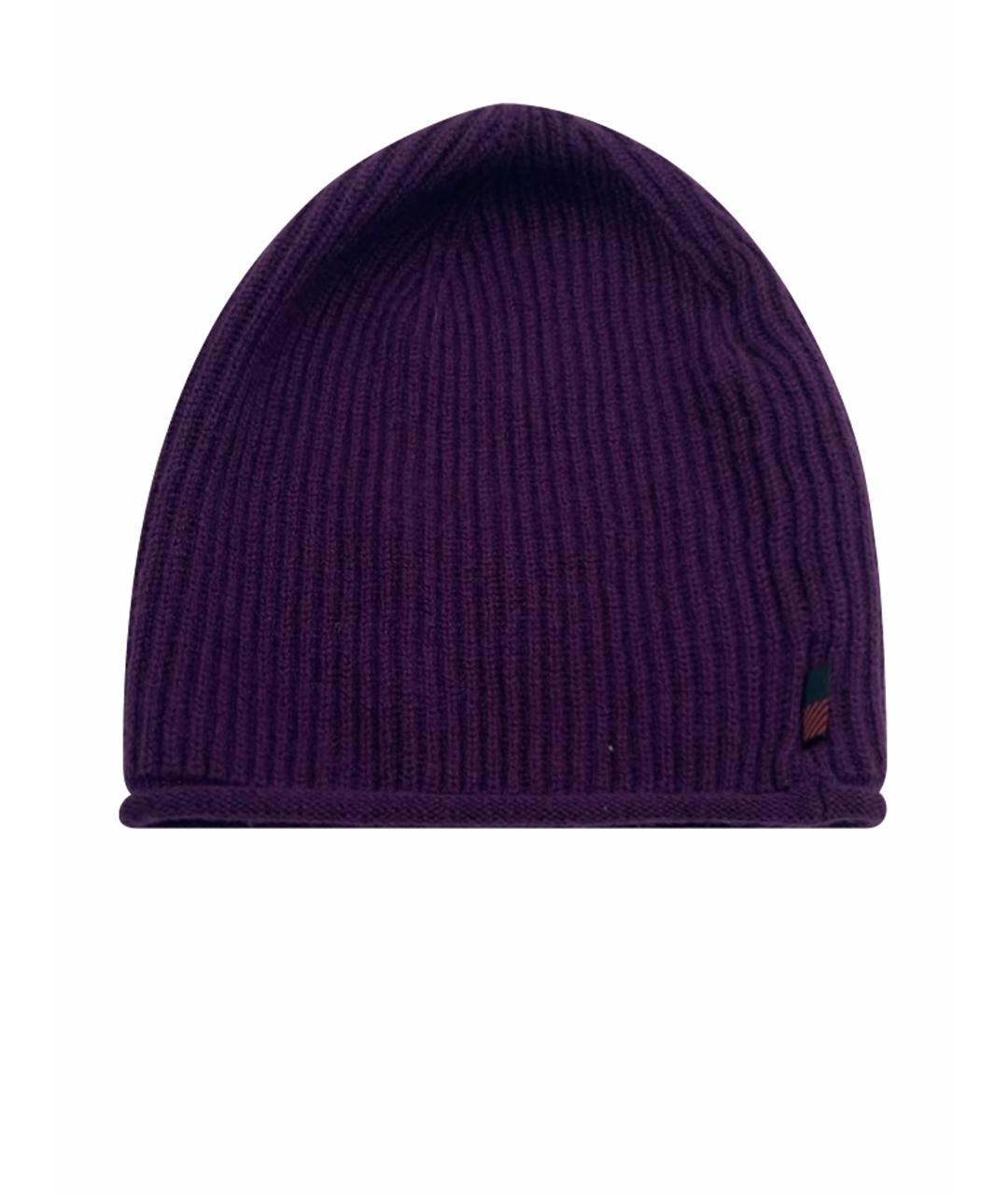 WOOLRICH Фиолетовая кашемировая шапка, фото 1