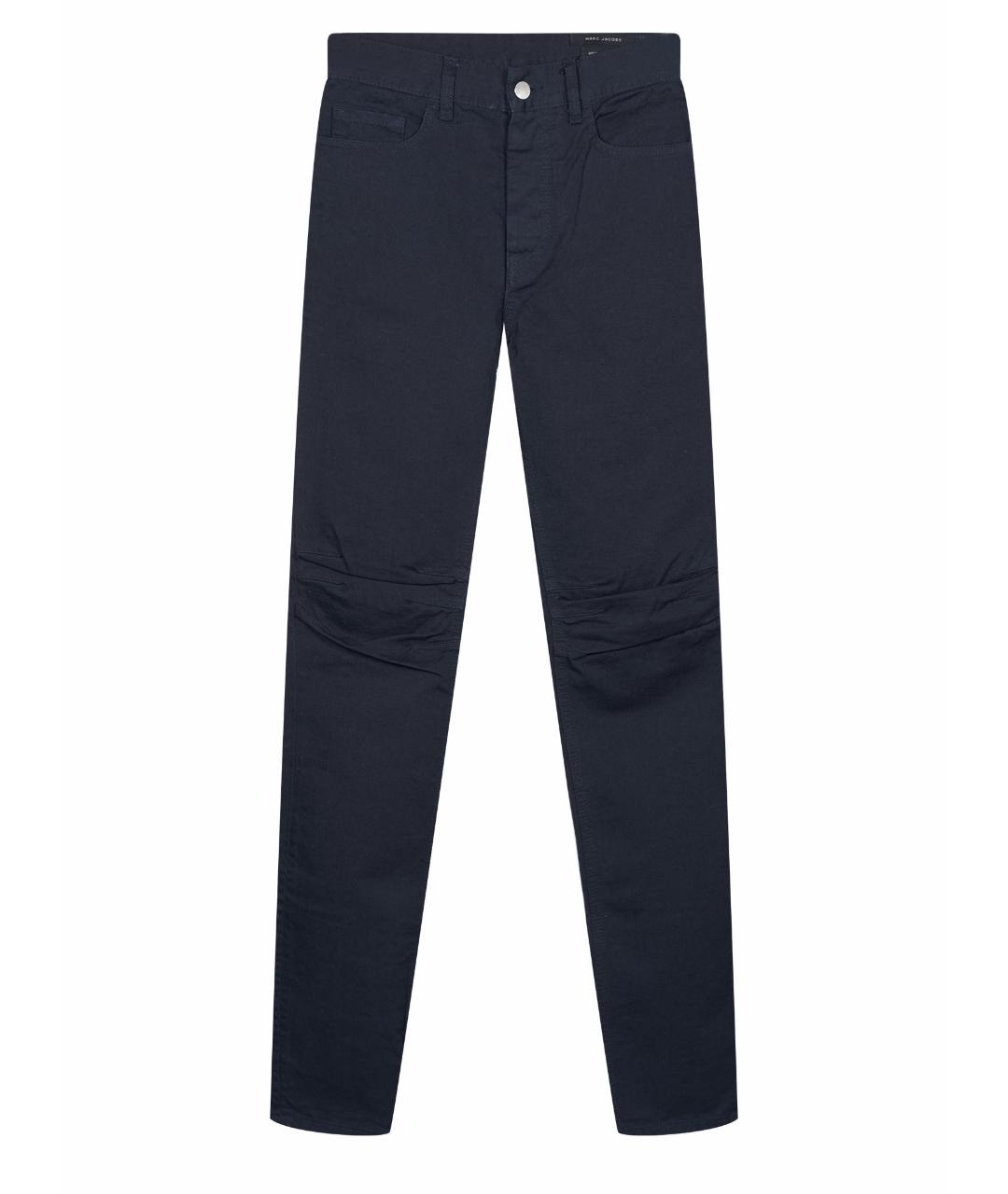 MARC JACOBS Темно-синие хлопковые повседневные брюки, фото 1