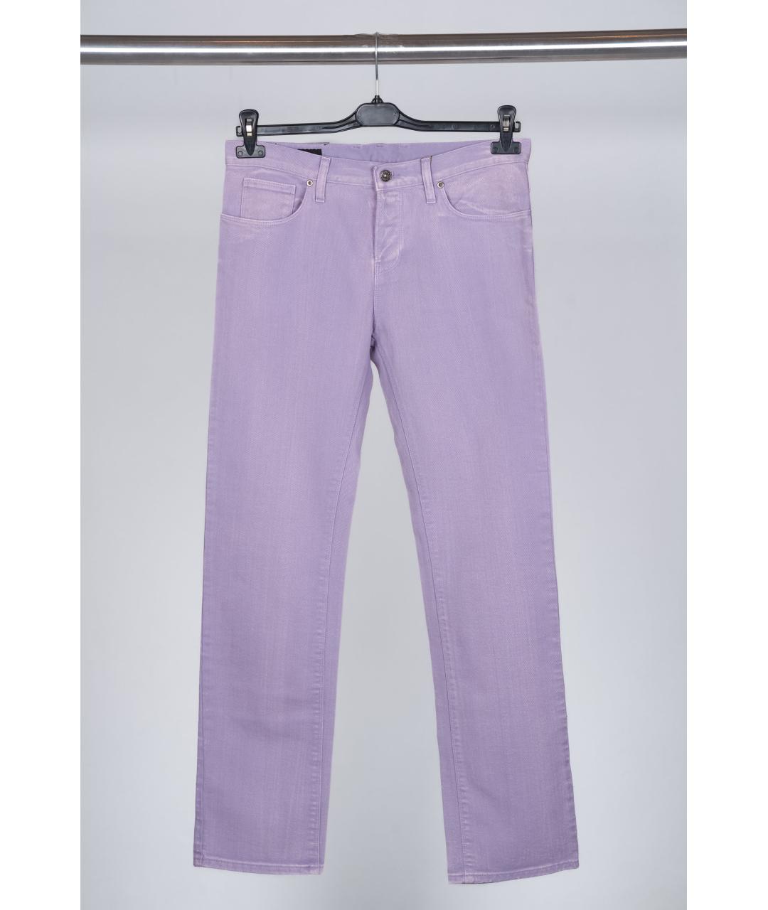 GUCCI Фиолетовые хлопковые джинсы, фото 3