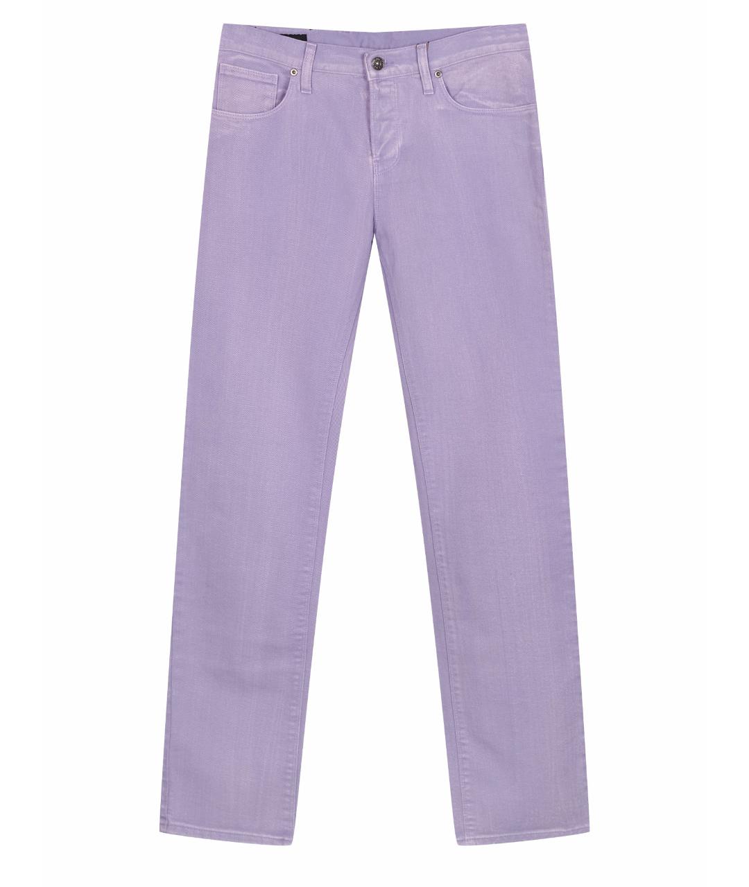 GUCCI Фиолетовые хлопковые джинсы, фото 1