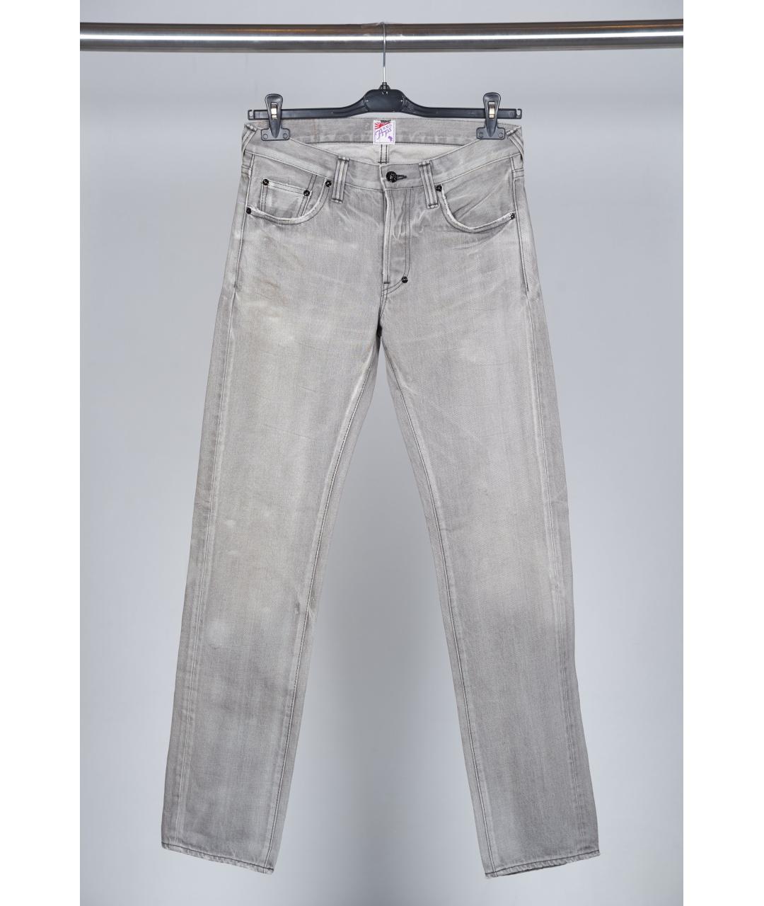 PRPS Серые хлопковые прямые джинсы, фото 3