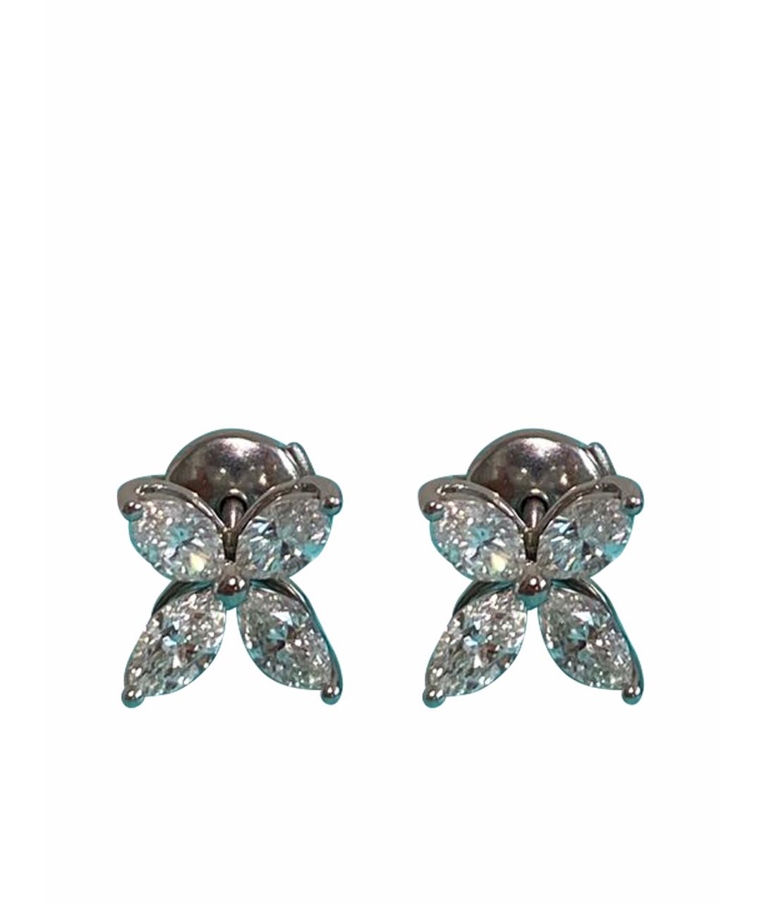 TIFFANY&CO Платиновые серьги, фото 1