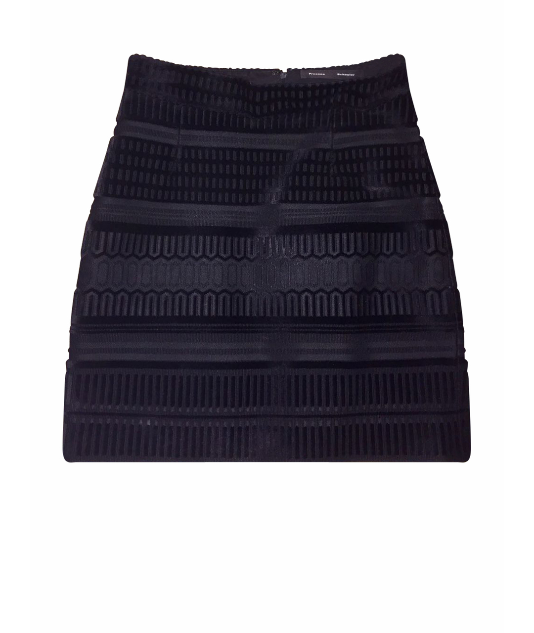 PROENZA SCHOULER Черная вискозная юбка мини, фото 1