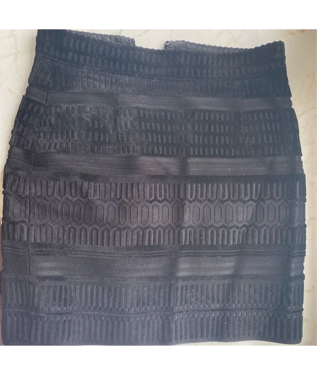 PROENZA SCHOULER Черная вискозная юбка мини, фото 3