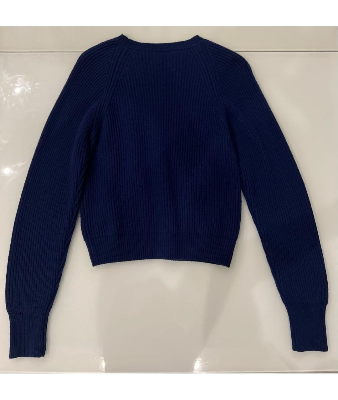 BOTTEGA VENETA Темно-синий кашемировый джемпер / свитер, фото 2