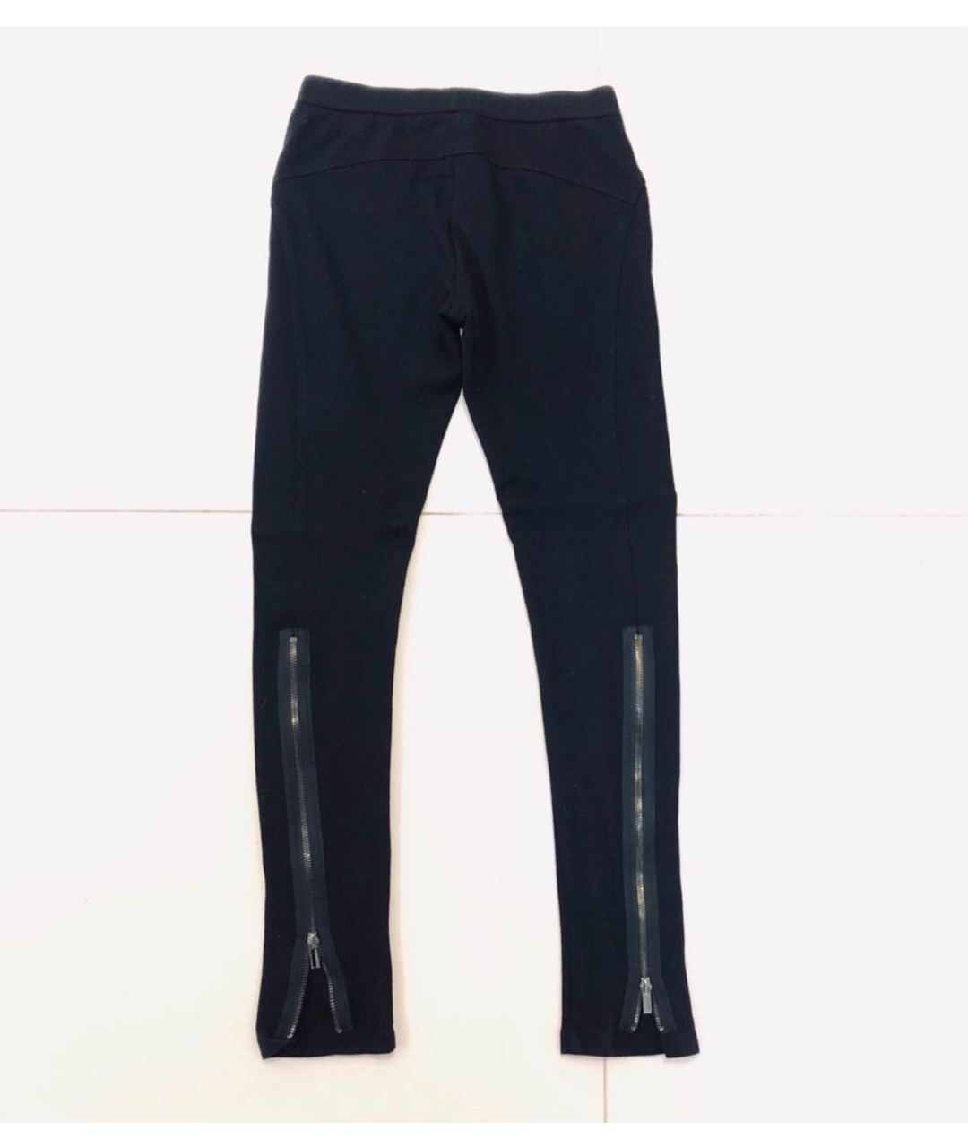 BCBG MAXAZRIA Черные вискозные брюки узкие, фото 2