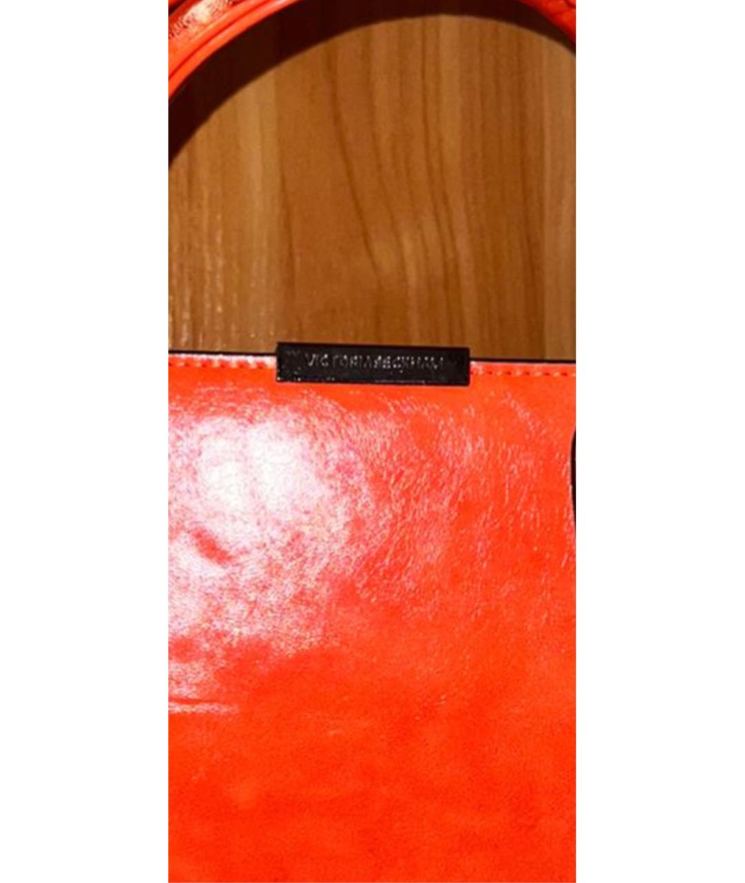 VICTORIA BECKHAM Оранжевая сумка тоут, фото 2