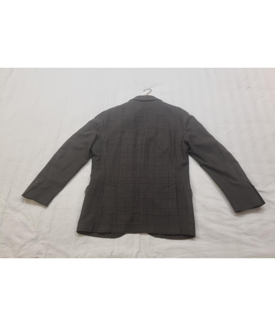 BRUNELLO CUCINELLI Коричневый шерстяной пиджак, фото 2