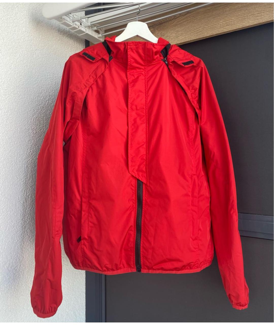 BIKKEMBERGS Красная полиэстеровая куртка, фото 8