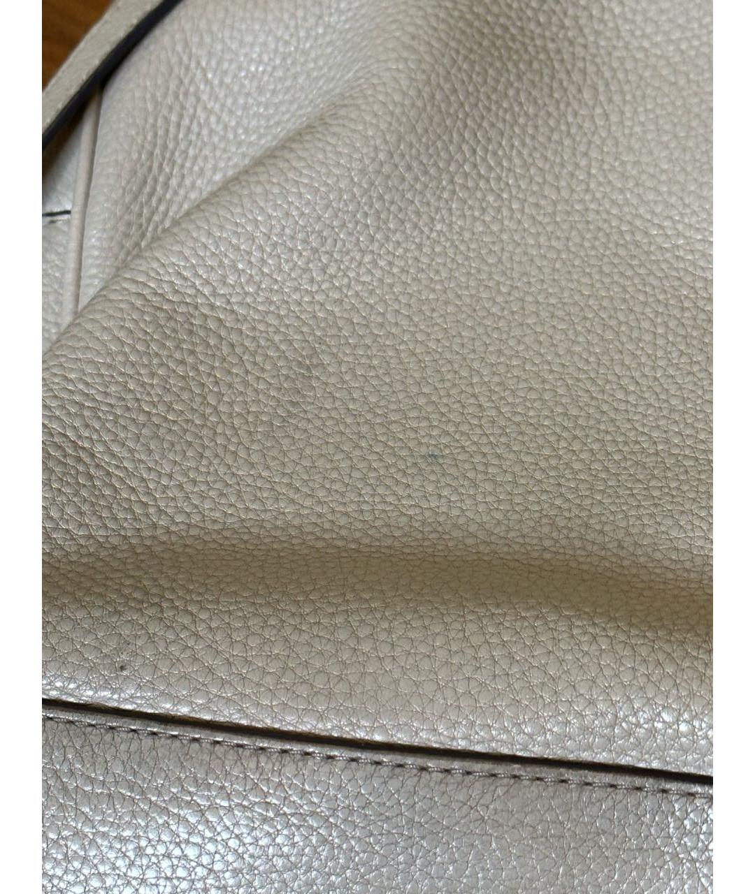 MICHAEL KORS Серый кожаный рюкзак, фото 6
