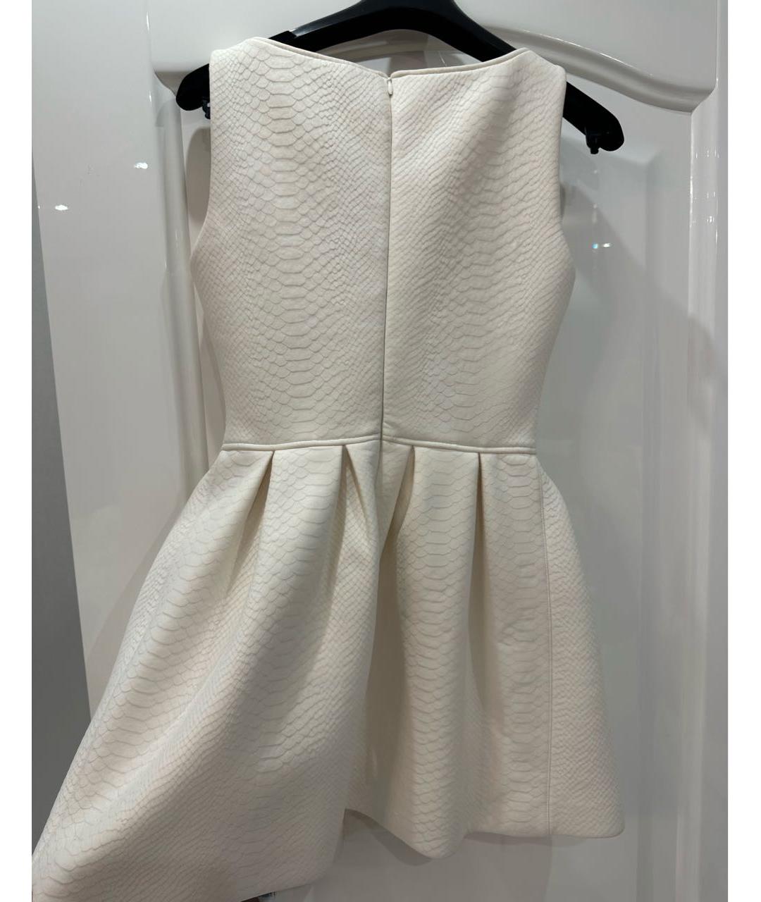 PHILIPP PLEIN Белое полиэстеровое коктейльное платье, фото 2