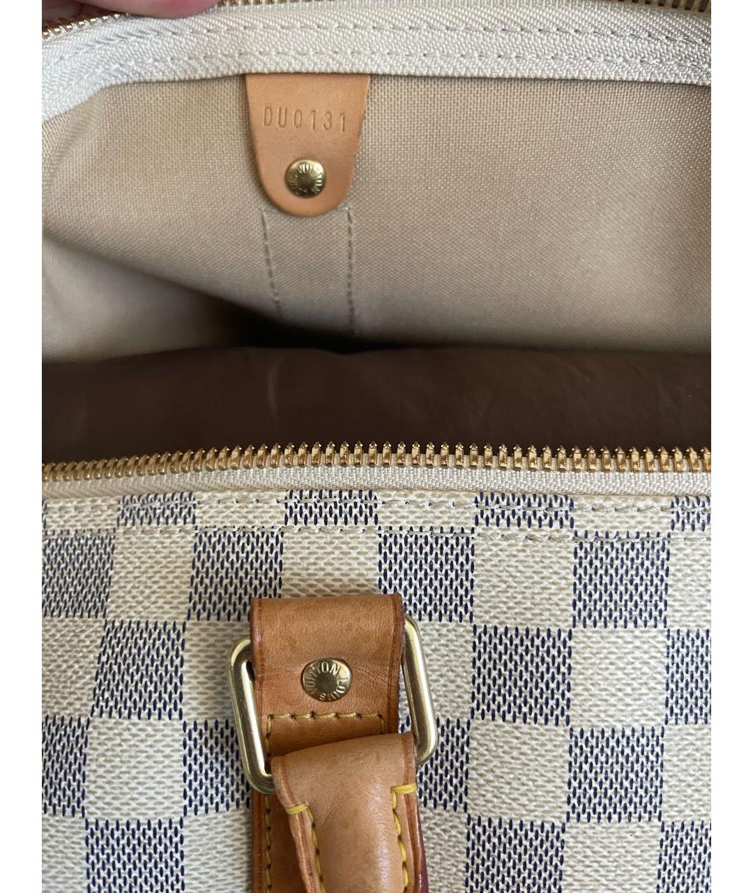 LOUIS VUITTON Белая дорожная/спортивная сумка, фото 8