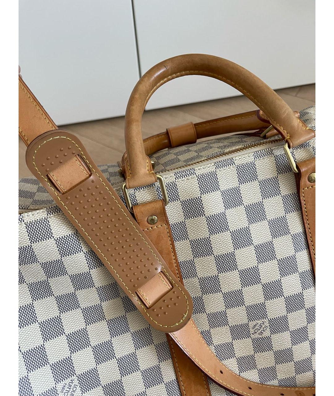 LOUIS VUITTON Белая дорожная/спортивная сумка, фото 6
