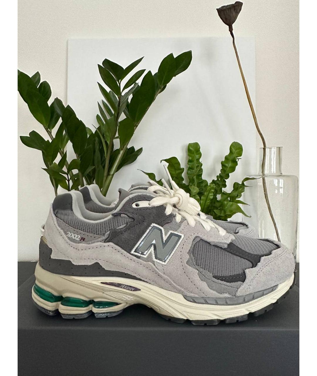 NEW BALANCE Антрацитовые замшевые кроссовки, фото 6