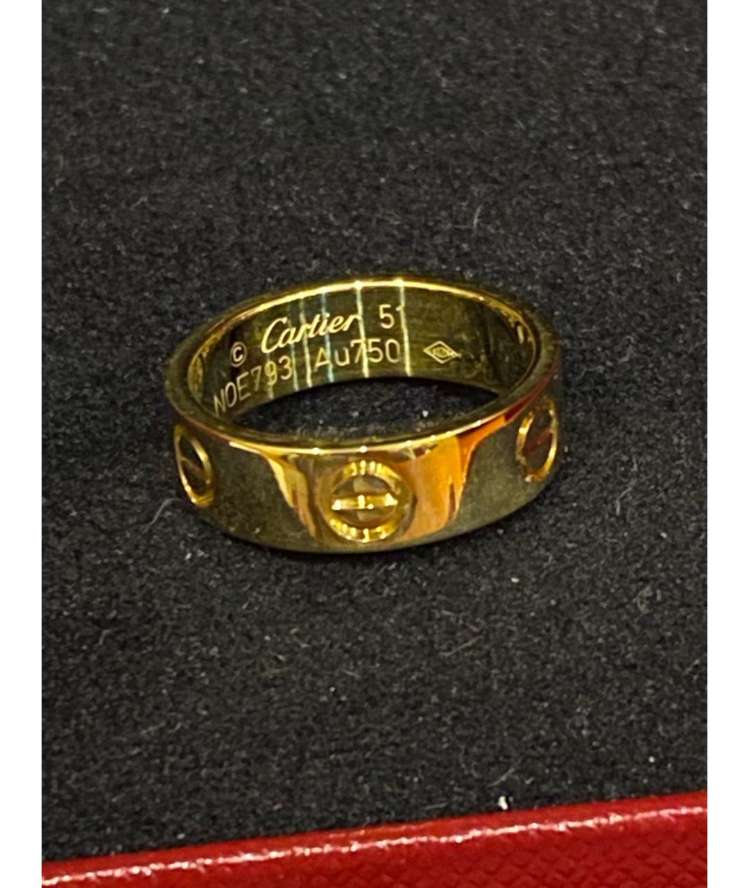 CARTIER Желтое кольцо из желтого золота, фото 4